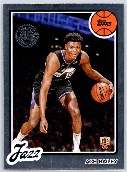 2025 Topps NBA 1980-81 Topps Basketball Ace Bailey 80BK-54 Utah Jazz