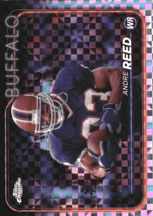 2024 Topps Chrome Football X- Fractor Andre Reed #11 Buffalo Bills