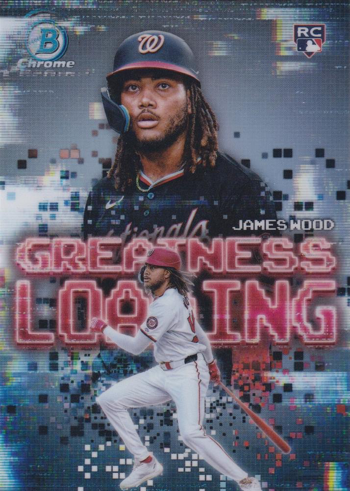 2025 Topps Bowman Greatness Loading James Wood #GL-20 Washington Nationals