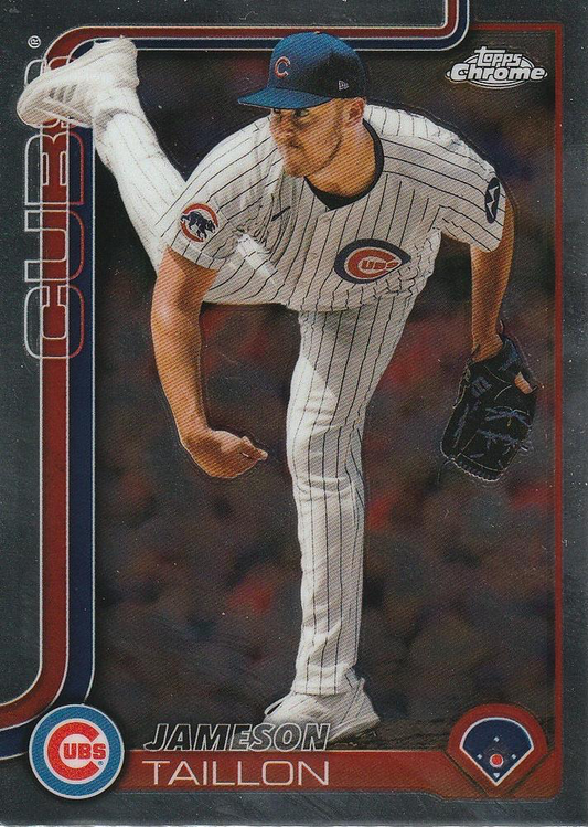 2025 Topps Chrome MLB Jameson Taillon #33 Chicago Cubs