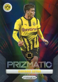 2025 Panini Prizm Club World Cup Prizmatic Giovanni Reyna #5 Borussia Dortmund