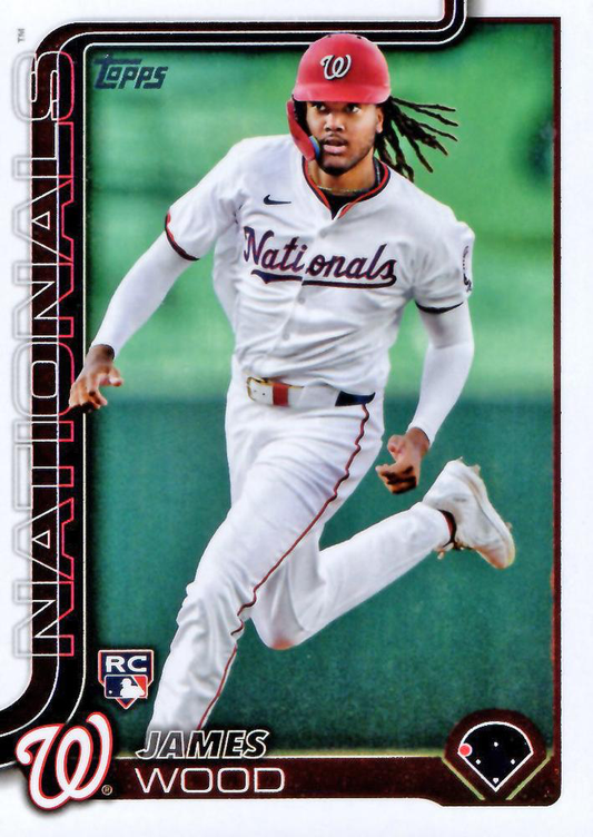 2025 Topps Series 1 James Wood RC Washington Nationals #181