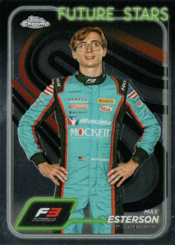 2024 Topps Chrome Formula 1 Max Esterson F3D #59 Jenzer Motorsport