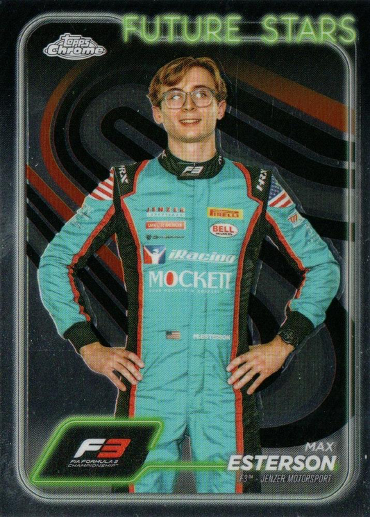 2024 Topps Chrome Formula 1 Max Esterson F3D #59 Jenzer Motorsport