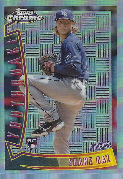 2022 Topps Chrome 1996 Youthquake Shane Baz #YQ-11 Tampa Bay Rays