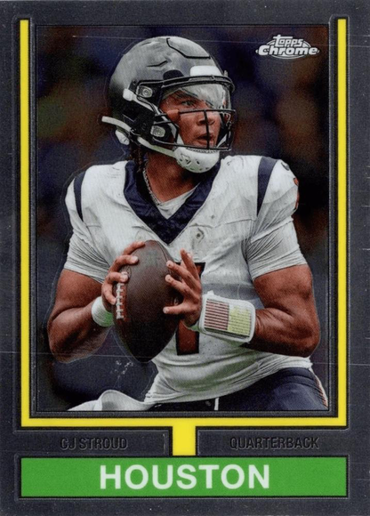 2024 Topps Chrome 1974 Topps Football CJ Stroud #74TF-22 Houston Texans