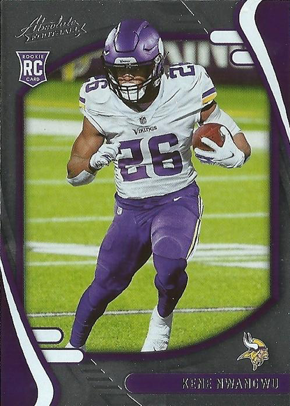 2021 Panini Absolute Retail Kene Nwangwu RC #132 Minnesota Vikings