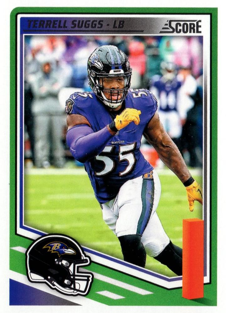 2025 Panini Score Terrell Suggs #171 Baltimore Ravens
