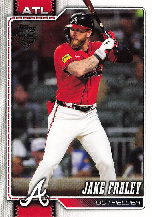 2026 Topps Series 1 Jake Fraley #323 Atlanta Braves