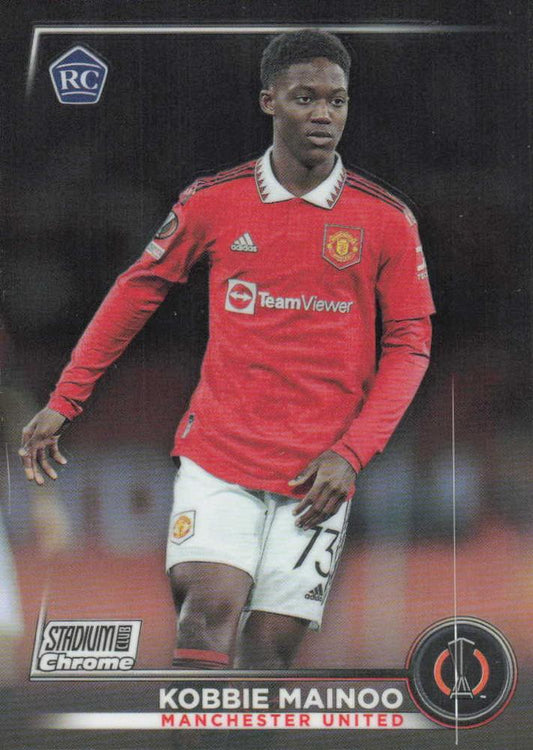 2022 Topps Stadium Club Chrome UCC RC Kobbie Mainoo #73 Manchester United