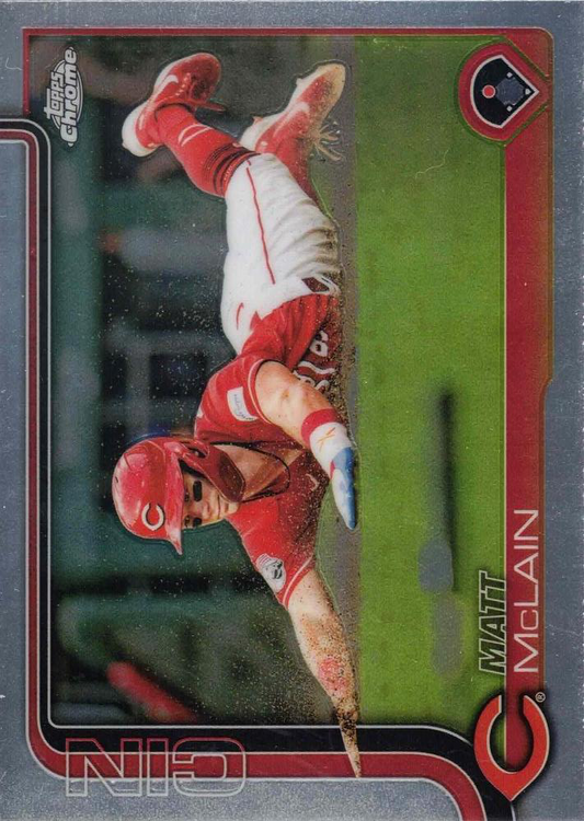 2025 Topps Chrome MLB Matt McLain #278 Cincinnati Reds