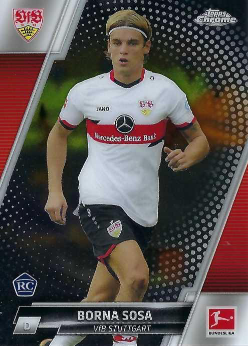 2021 Topps Chrome Bundesliga Borna Sosa RC #91 VfB Stuttgart