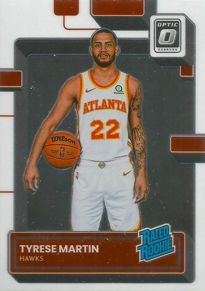 2022 Panini Donruss Optic Tyrese Martin Rated Rookie #234 Atlanta Hawks
