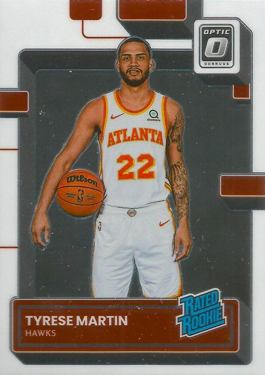 2022 Panini Donruss Optic Tyrese Martin Rated Rookie #234 Atlanta Hawks
