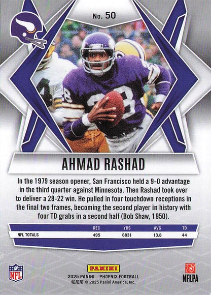 2025 Panini Phoenix Ahmad Rashad #50 Minnesota Vikings