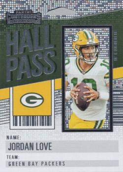 2023 Panini Contenders Hall Pass Jordan Love Green Bay Packers #11