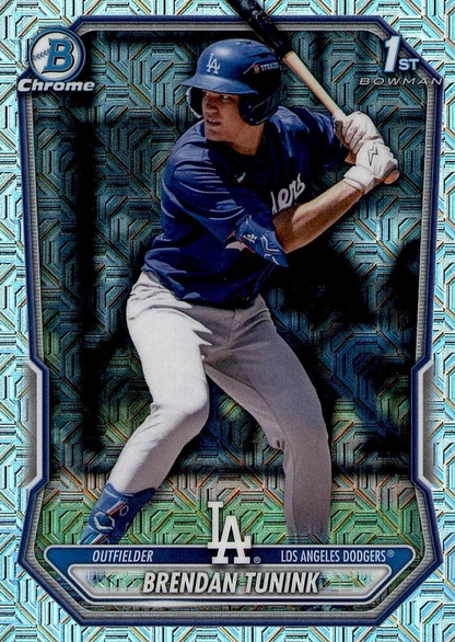 2026 Topps Bowman Chrome Mojo Prospects Brendan Tunink #BP-59 Los Angeles Dodgers