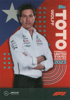 2023 Topps United States Grand Prix Toto Wolff #19 Mercedes-AMG
