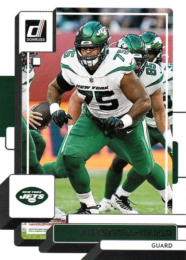 2022 Panini Donruss Alijah Vera-Tucker #144 New York Jets