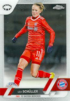 2022 Topps Chrome UCC Women's Lea Schuller #44 FC Bayern Munchen