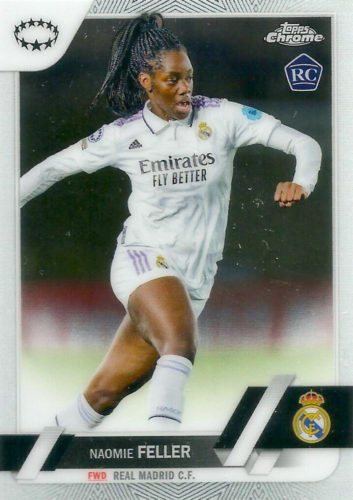2022 Topps Chrome UCC Women's Naomie Feller RC #68 Real Madrid Femenino