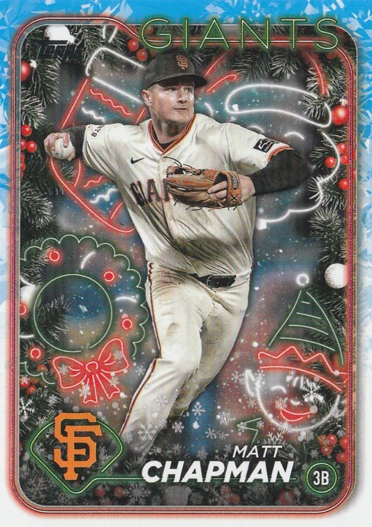 2024 Topps Holiday Matt Chapman San Francisco Giants #H26