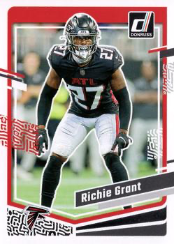 2023 Panini Donruss Richie Grant #13 Atlanta Falcons