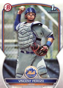 2023 Topps Bowman Paper Prospects Vincent Perozo 1st New York Mets #BP-102