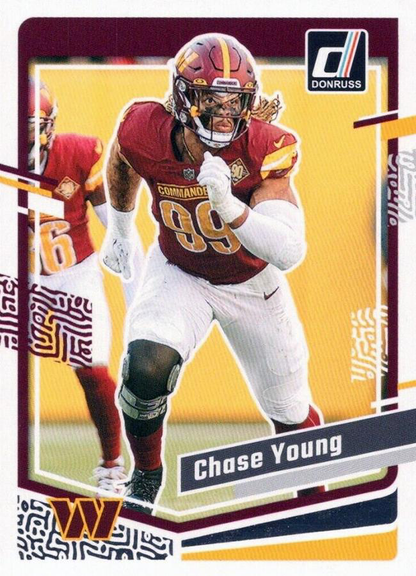 2023 Panini Donruss Chase Young #293 Washington Commanders