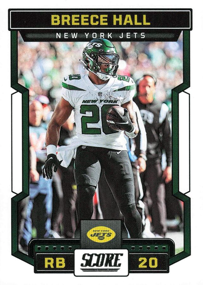 2023 Panini Score Football Breece Hall New York Jets #290