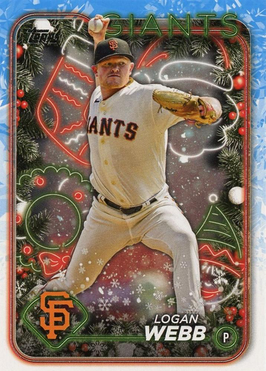 2024 Topps Holiday Logan Webb San Francisco Giants #H122