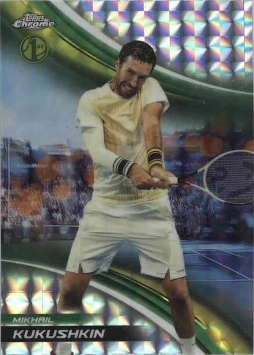 2025 Topps Chrome Tennis Geometric Mikhail Kukushkin RC #138