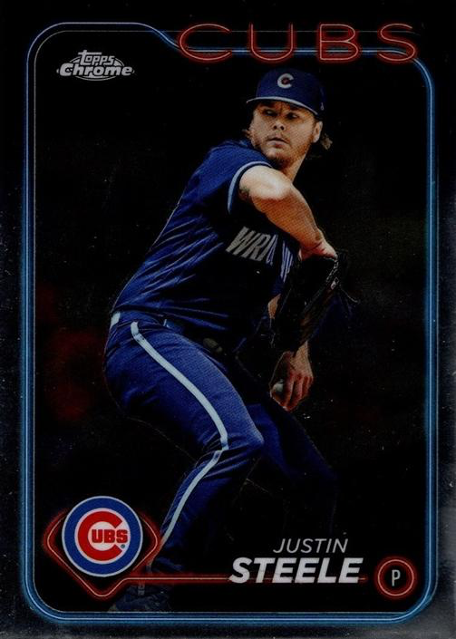 2024 Topps Chrome Justin Steele Chicago Cubs #258