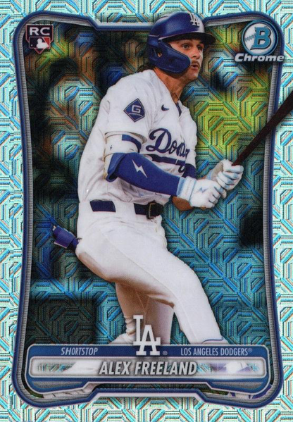 2026 Topps Bowman Chrome Mojo Alex Freeland #70 Los Angeles Dodgers