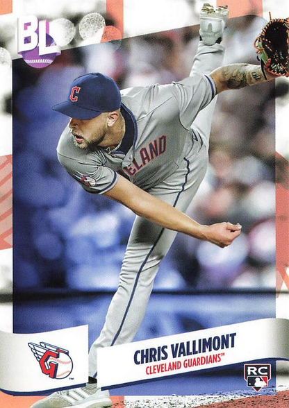 2024 Topps Big League Common Chris Vallimont RC Cleveland Guardians #98