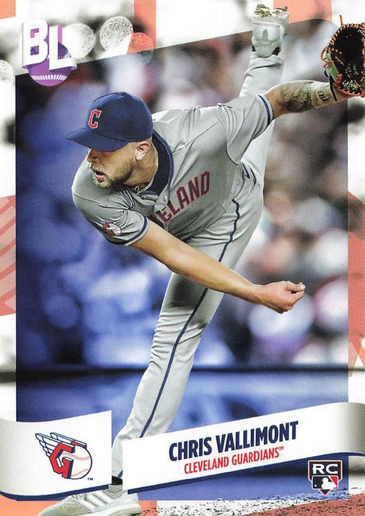 2024 Topps Big League Common Chris Vallimont RC Cleveland Guardians #98