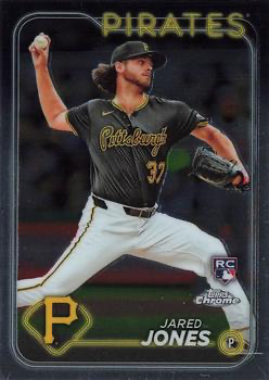 2024 Topps Chrome Jared Jones RC Pittsburgh Pirates #96