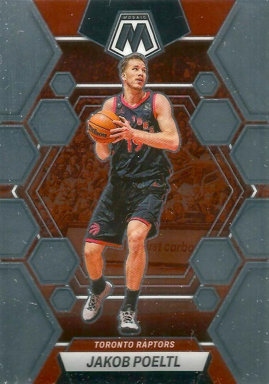 2022 Panini Mosaic Jakob Poeltl #114 Toronto Raptors