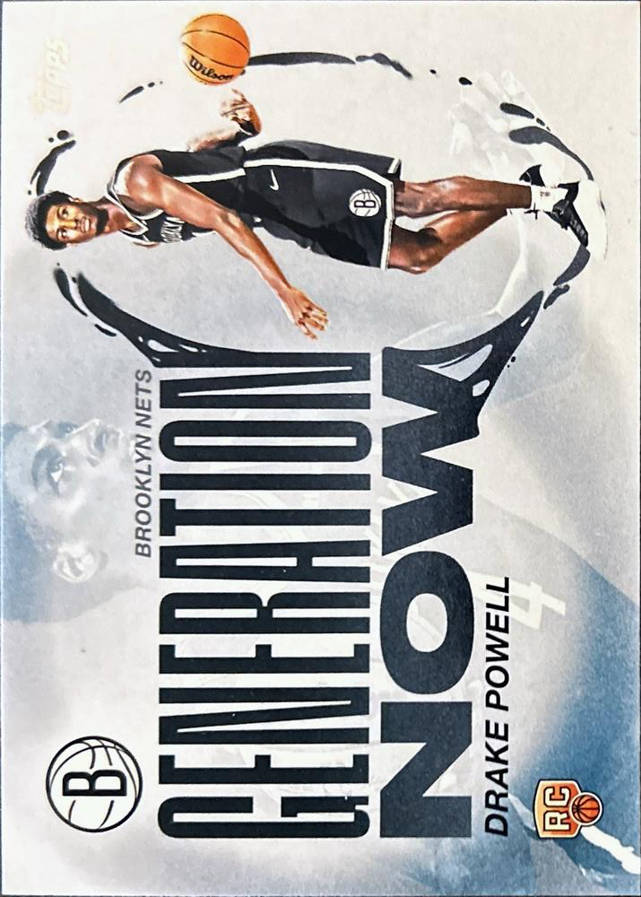 2025 Topps NBA Generation Now Drake Powell GN-22 Brooklyn Nets