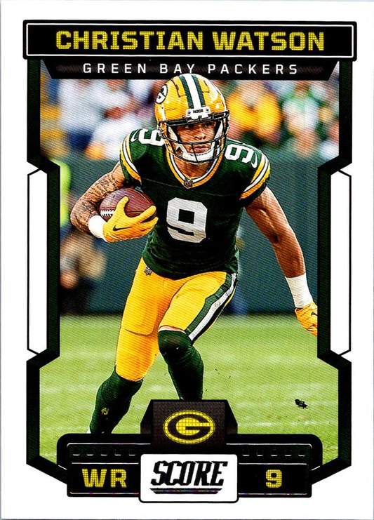 2023 Panini Score Football Christian Watson Green Bay Packers #93