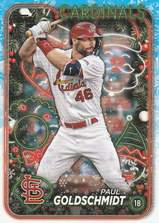 2024 Topps Holiday Paul Goldschmidt St. Louis Cardinals #H183