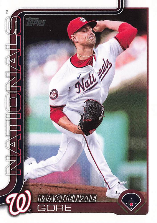 2025 Topps Series 1 MacKenzie Gore Washington Nationals #334
