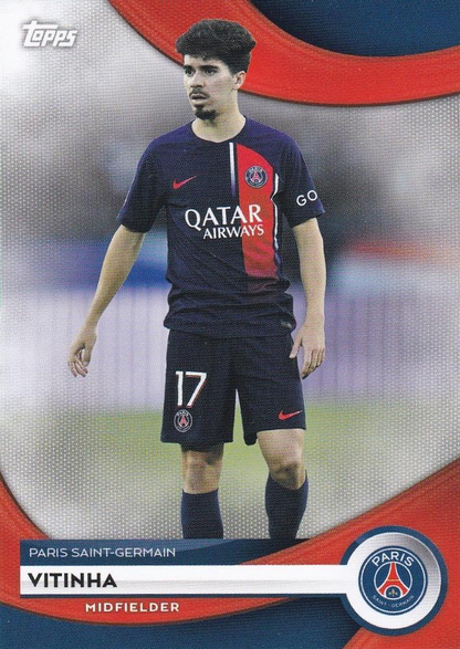 2023 Topps PSG Team Set Vitinha #12 Paris Saint-Germain