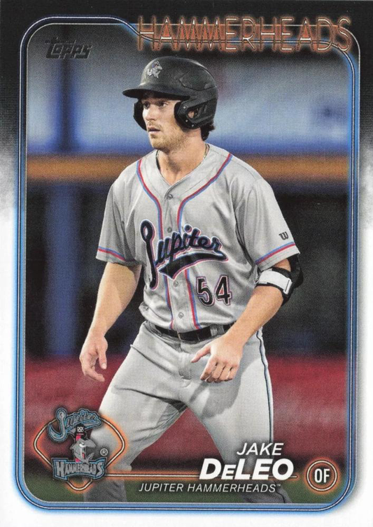 2024 Topps Pro Debut Jake DeLeo #PD-123 Jupiter Hammerheads