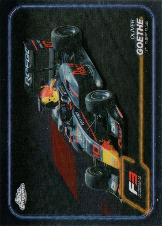 2024 Topps Chrome Formula 1 Oliver Goethe F3C #124 Campos Racing