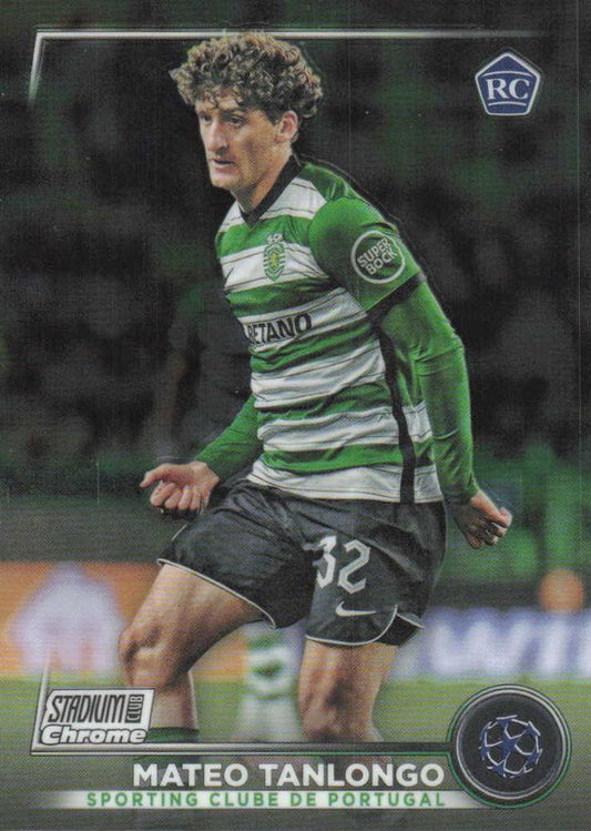 2022 Topps Stadium Club Chrome UCC RC Mateo Tanlongo #25 Sporting Clube de Portugal