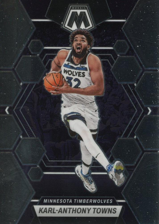 2022 Panini Mosaic Karl-Anthony Towns #115 Minnesota Timberwolves