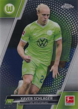 2021 Topps Chrome Bundesliga Xaver Schlager #95 VfL Wolfsburg
