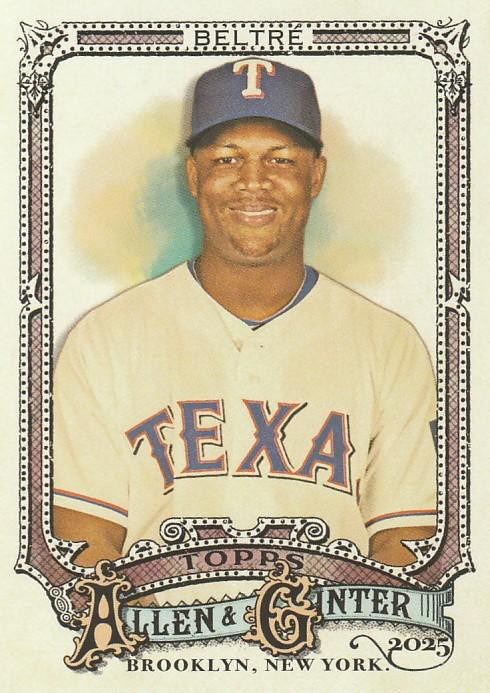 2025 Topps Allen & Ginter Adrian Beltré SP #323 Texas Rangers