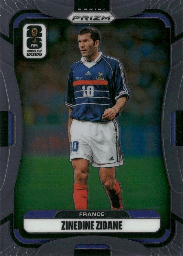 2026 Panini Prizm World Cup Zinedine Zidane #42 France
